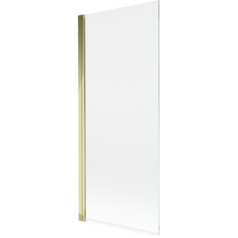 Mexen Mist paravan de cadă 1-bucată 80 x 150 cm, transparent, auriu - 8A9-080-001-50-00