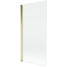 Mexen Mist egy szárnyú fürdőfal 90 x 150 cm, átlátszó, arany - 8A9-090-001-50-00