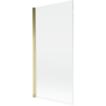 Mexen Mist paravan de baie 1-foi 90 x 150 cm, transparent, auriu - 8A9-090-001-50-00