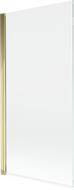 Mexen Mist paravan de duș, 1-panou, 90 x 150 cm, transparent, auriu - 8A9-090-001-50-00
