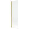 Paravan cadă Mexen Mist 1 canat 70 x 150 cm, transparent, auriu periat - 8A9-070-001-55-00