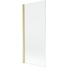 Paravan cadă Mexen Mist cu 1 panou 80 x 150 cm, transparent, aurit periat - 8A9-080-001-55-00