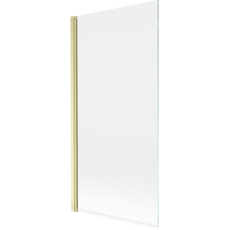 Mexen Mist paravan de cadă 1-canată 90 x 150 cm, transparent, auriu periat - 8A9-090-001-55-00