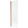 Mexen Mist paravan de baie cu 1 panou 60 x 150 cm, transparent, cupru periat - 8A9-060-001-65-00