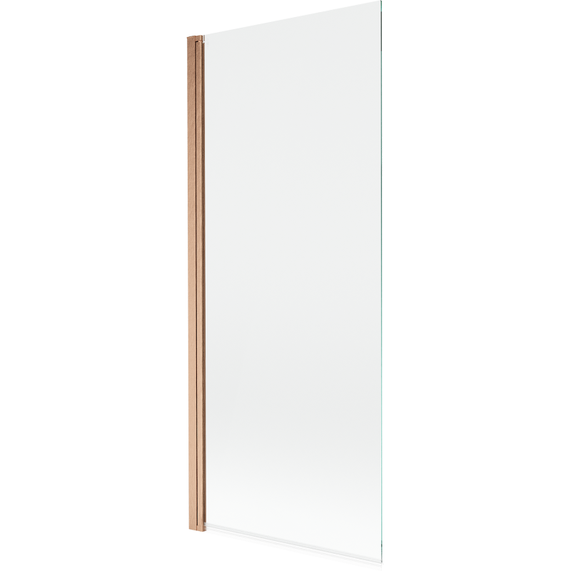 Paravan cadă Mexen Mist, cu 1 canat 80 x 150 cm, transparent, cupru periat - 8A9-080-001-65-00