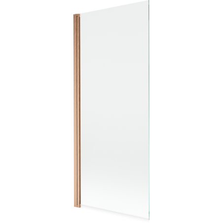 Paravan cadă Mexen Mist, cu 1 canat 80 x 150 cm, transparent, cupru periat - 8A9-080-001-65-00