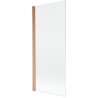 Paravan cadă Mexen Mist, cu 1 canat 80 x 150 cm, transparent, cupru periat - 8A9-080-001-65-00
