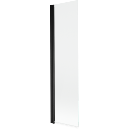 Ecran de duș Mexen Mist 1-panou 50 x 150 cm, transparent, negru - 8A9-050-001-70-00