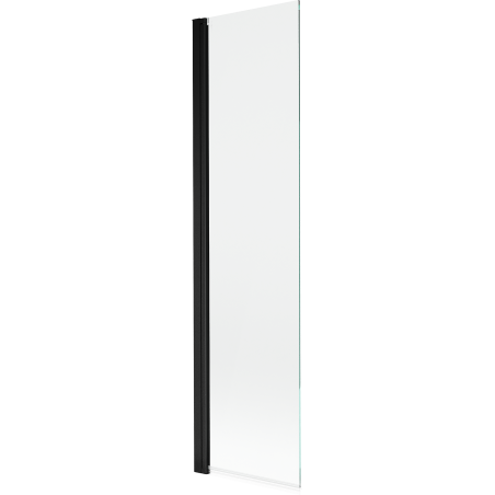 Mexen Mist fürdőkádparaván 1-szárnyú 50 x 150 cm, átlátszó, fekete - 8A9-050-001-70-00