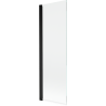 Mexen Mist paravan de cadă cu 1 panou 60 x 150 cm, transparent, negru - 8A9-060-001-70-00