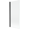 Mexen Mist paravan de duș 1-batant 80 x 150 cm, transparent, negru - 8A9-080-001-70-00