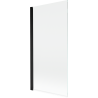 Mexen Mist paravan de cadă cu 1 panou 90 x 150 cm, transparent, negru - 8A9-090-001-70-00
