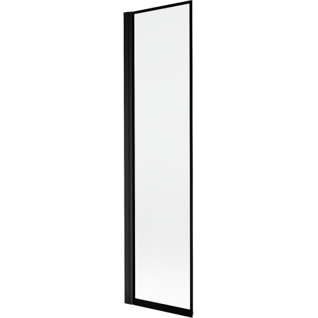 Paravan cadă Mexen Mist cu 1 panou stânga 50 x 150 cm, cadru negru, negru - 8A9-050-001-70-70-L