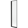 Paravan cadă Mexen Mist cu 1 panou stânga 50 x 150 cm, cadru negru, negru - 8A9-050-001-70-70-L