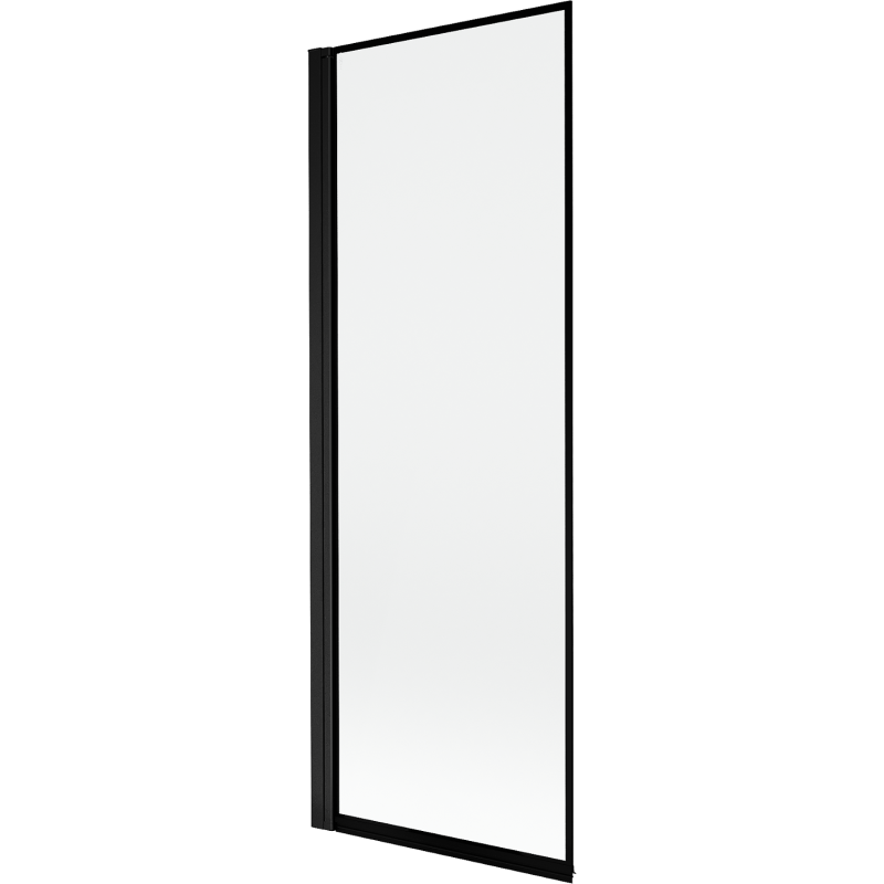 Mexen Mist baloszék 1-szárnyú bal 70 x 150 cm, fekete keret, fekete - 8A9-070-001-70-70-L