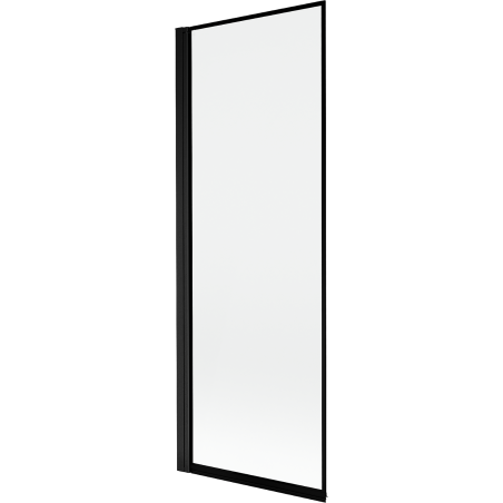 Mexen Mist baloszék 1-szárnyú bal 70 x 150 cm, fekete keret, fekete - 8A9-070-001-70-70-L