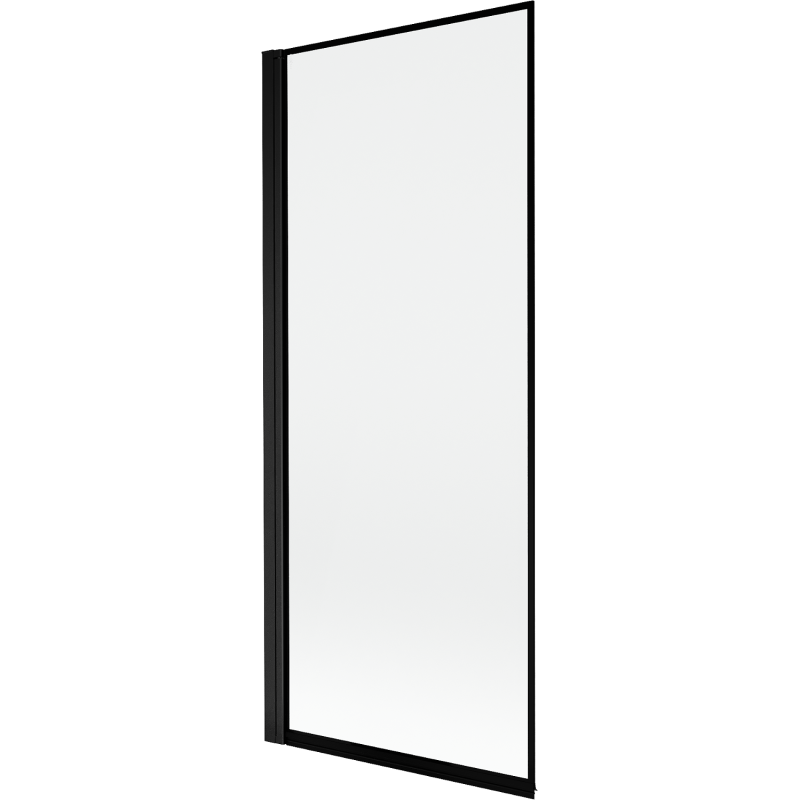 Mexen Mist egyajtós balos 80 x 150 cm zuhanyfal, fekete keret, fekete - 8A9-080-001-70-70-L