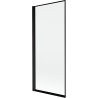 Mexen Mist egyajtós balos 80 x 150 cm zuhanyfal, fekete keret, fekete - 8A9-080-001-70-70-L