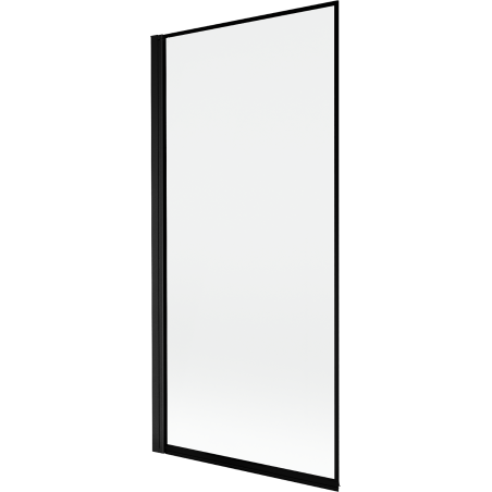 Mexen Mist paravan de baie 1-panou stânga 90 x 150 cm, ramă neagră, negru - 8A9-090-001-70-70-L