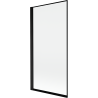 Mexen Mist paravan de baie cu un singur panou stânga 90 x 150 cm, ramă neagră, negru - 8A9-090-001-70-70-L
