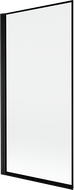Mexen Mist paravan de baie cu un singur panou stânga 90 x 150 cm, ramă neagră, negru - 8A9-090-001-70-70-L