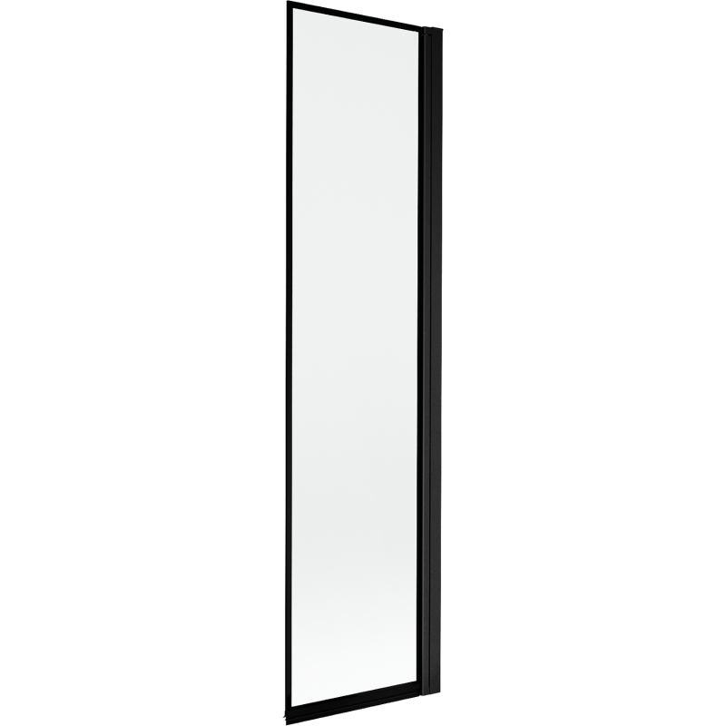 Mexen Mist 1-szárnyú jobbos zuhanypanel 50 x 150 cm, fekete keret, fekete - 8A9-050-001-70-70-P