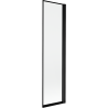 Mexen Mist 1-szárnyú jobbos zuhanypanel 50 x 150 cm, fekete keret, fekete - 8A9-050-001-70-70-P