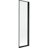 Mexen Mist panou de duș 1-foaie dreapta 50 x 150 cm, ramă neagră, negru - 8A9-050-001-70-70-P
