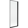 Mexen Mist fürdőkád paraván 1-szárnyas jobb 70 x 150 cm, fekete keret, fekete - 8A9-070-001-70-70-P