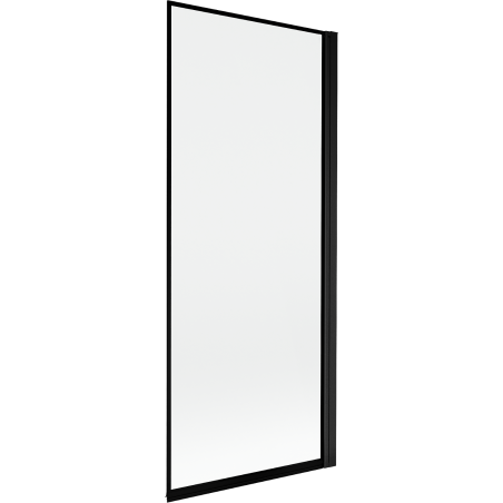 Mexen Mist egyajtós fürdőkád paraván jobb 80 x 150 cm, fekete keret, fekete - 8A9-080-001-70-70-P