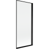 Mexen Mist egyajtós fürdőkád paraván jobb 80 x 150 cm, fekete keret, fekete - 8A9-080-001-70-70-P