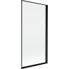 Mexen Mist paravan de baie 1-panel dreapta 90 x 150 cm, ramă neagră, negru - 8A9-090-001-70-70-P