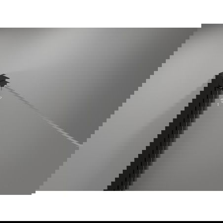 Mexen Mist-B jobbos nyíló zuhanyajtó 100 cm, fekete rács, fekete - 8A2-100-000-70-77-P