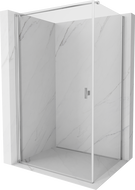 Mexen Mist-B cabină de duș cu ușă batantă 80 x 100 cm, transparent, crom - 8A2T-080-100-01-00