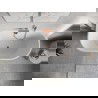 Cadă de sine stătătoare Mexen Oris cu montare în perete, canelată 150 x 75 cm, alb/negru, preaplin auriu roz - 52871507575-60
