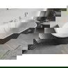 Mexen Oris szabadon álló bordázott kád, 170 x 80 cm, fehér/szürke, fehér túlfolyó - 52871708062-20