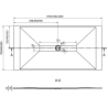 Mexen Toro téglalap alakú SMC zuhanytálca 200 x 90 cm, fehér - 43109020
