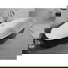 Mexen Lira szabadon álló kád minta 170 x 80 cm, fehér/fekete, krómozott túlfolyó - 52831708075-01