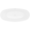 Mexen Lira szabadon álló kád minta 170 x 80 cm, fehér/fekete, fehér túlfolyó - 52831708075-20