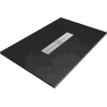 Mexen Toro cadă pentru duș dreptunghiulară SMC 100 x 70 cm, Neagră - 43707010
