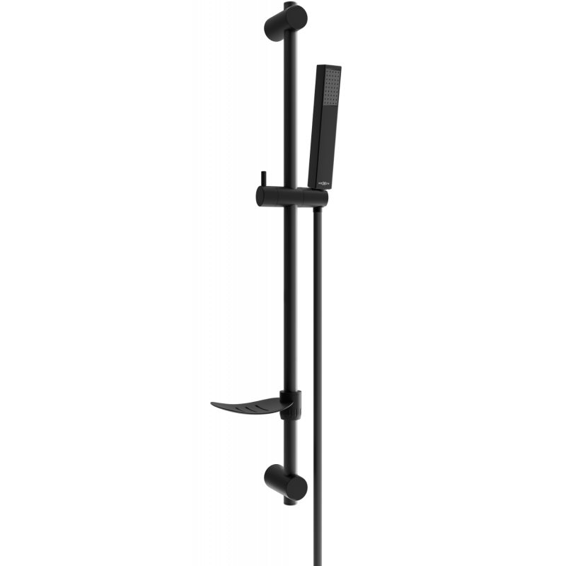 Mexen DF77 eltolható zuhanykészlet, fekete - 785774582-70