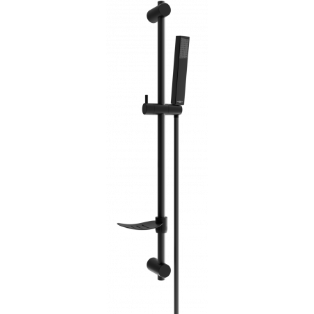 Mexen DF77 eltolható zuhanykészlet, fekete - 785774582-70