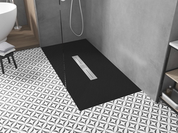 Mexen Toro téglalap alakú SMC zuhanytálca, 170 x 70 cm, fekete - 43707017