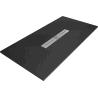 Mexen Toro recepție dreptunghiulară SMC 170 x 70 cm, negru - 43707017