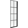 Paravan de duș Mexen Mist 1-canat dreapta 60 x 150 cm, grilaj negru, negru - 8A9-060-001-70-77-P