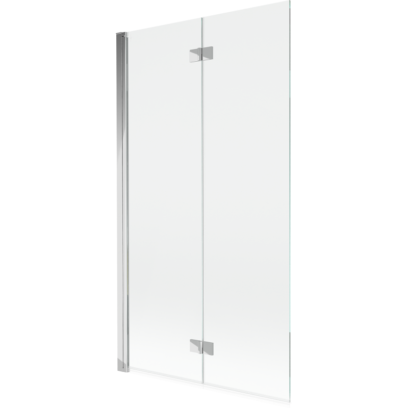 Paravan Mexen Mist pentru cadă, 2 panouri, stânga, 100 x 150 cm, transparent, crom - 8A9-100-002-01-00-L