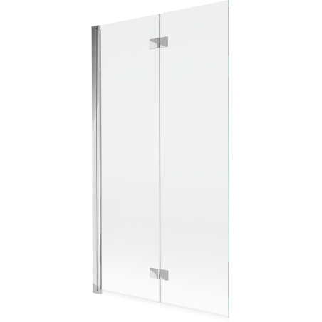 Mexen Mist 2-szárnyas balra nyíló zuhanyfal 100 x 150 cm, átlátszó, króm - 8A9-100-002-01-00-L