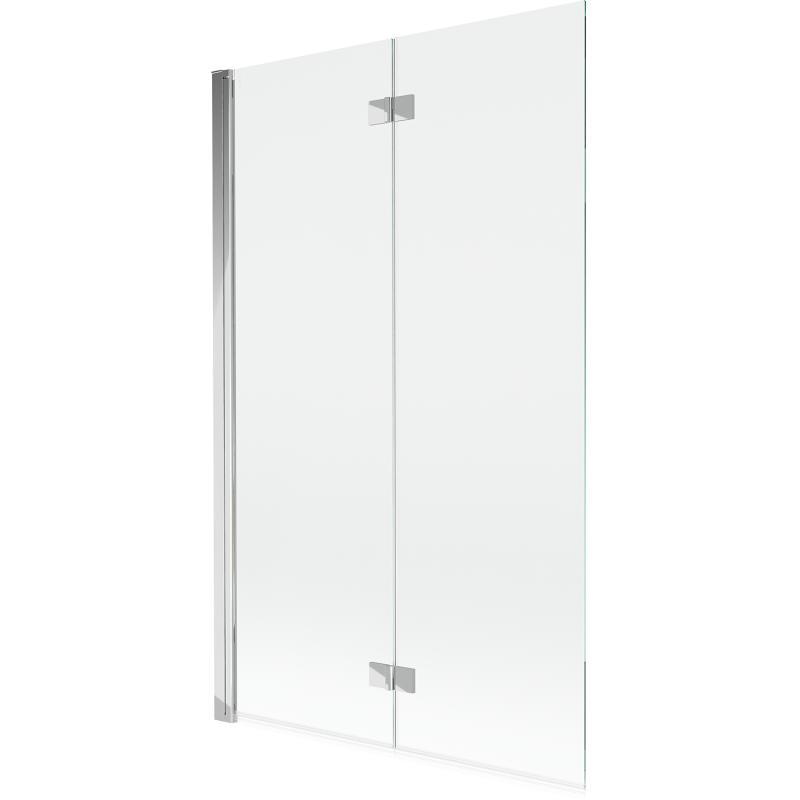 Mexen Mist pare-dus 2-panouri stânga 110 x 150 cm, transparent, crom - 8A9-110-002-01-00-L