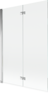 Mexen Mist paravan de baie cu 2 uși stânga 120 x 150 cm, transparent, crom - 8A9-120-002-01-00-L