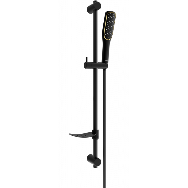 Mexen DF49 set de duș glisant, negru - 785494582-75